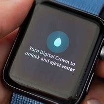 turn digital crown to eject water|How to Eject Water From Your Apple Watch .
